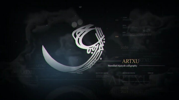 Calligraphy Bismillah Hijaiyah KOP