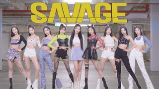 AI女团！9人全员合体！aespa新曲《Savage》9套换装 全曲实力翻跳【郡主】