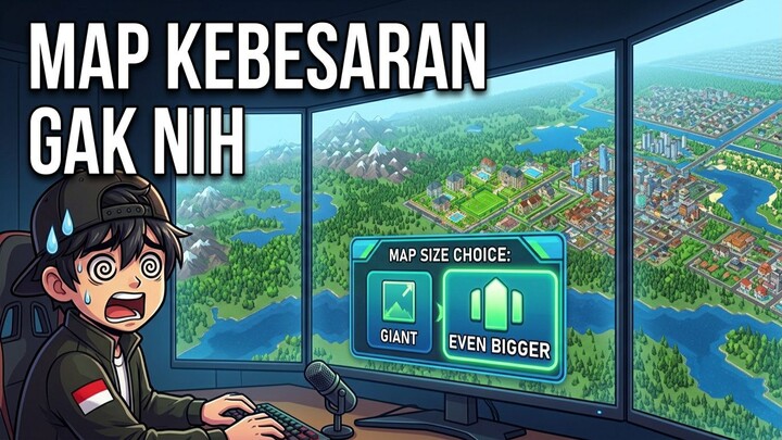 Pusing Pilih Map Raksasa di Theotown