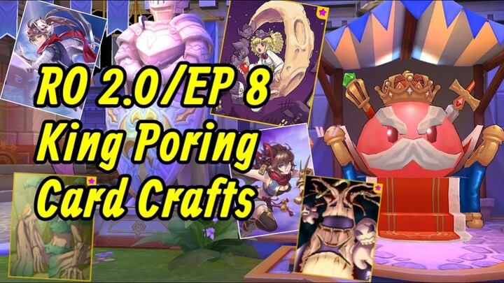 RO 2.0/EP 8King Poring Card Crafts