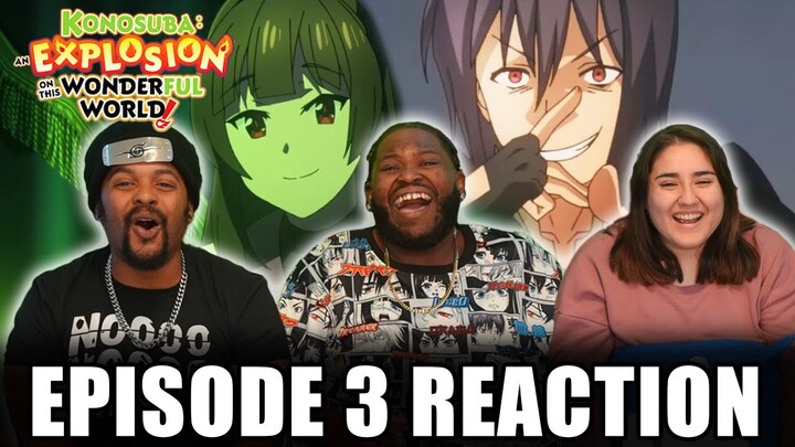 LMAO. WHAT A TWIST! Konosuba: An Explosion on this Wonderful World Ep 3 Reaction