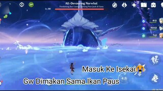 Tutorial MeLawan Monster Iwak Paus🗿😭 [Genshin Impact]