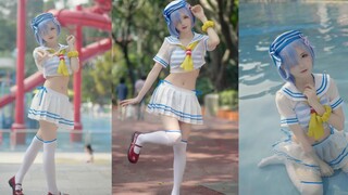 [Phong cách sống] Cosplay Rem trong bộ đồ bơi