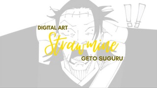 Digital Art | Geto Suguru | Speed Draw