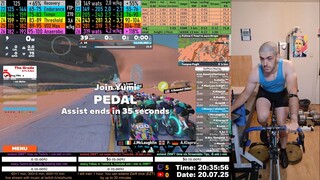 Zwift Cycling Workout 20.07.2025