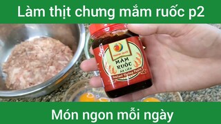 Thịt chưng mắm ruốc p2