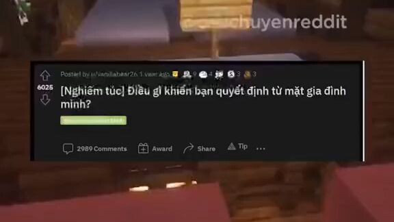 Điều gì khiến bạn quyết định từ mặt gia đình #cauchuyenreddit