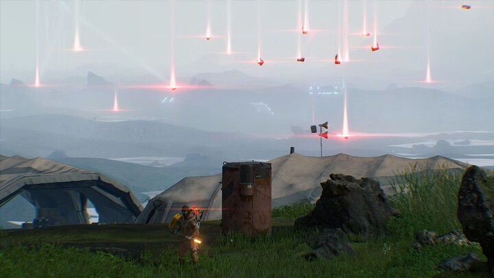 Cluster bomb airstrike on the Mir base