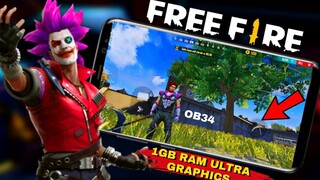 1gb ram Free Fire Obb Lag Fix Ultra High Graphics High dpi Ob34 Update