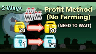 Growtopia How to get rich with 20wls or 1dl (No Farming)