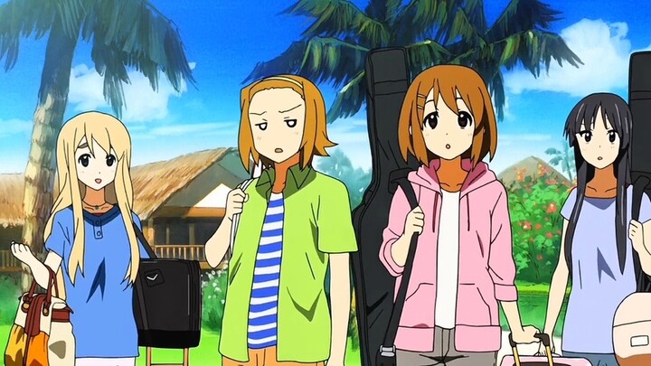 "Tsumugi: Sorry! Let everyone live in such a small villa" comic clip, K-ON!