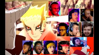 Naruto vs Isshiki | Baryon Mode - Boruto Episode 217 Reaction Mashup