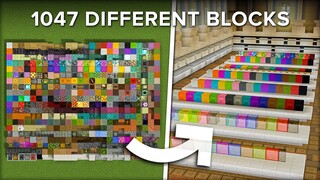 I Collected Every Block In Survival Minecraft