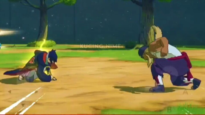 Sasuke Akatsuki VS Raikage - Naruto Storm connection Gameplay