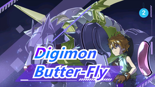 Digimon|[Khi bài hát bắt đầu, tuổi trẻ của tôi trở về] OP-Butter-Fly (phối lại）_2