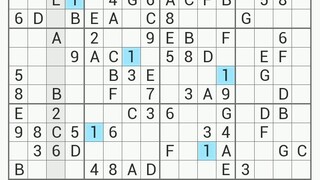 sudoku 16x16 hard mode