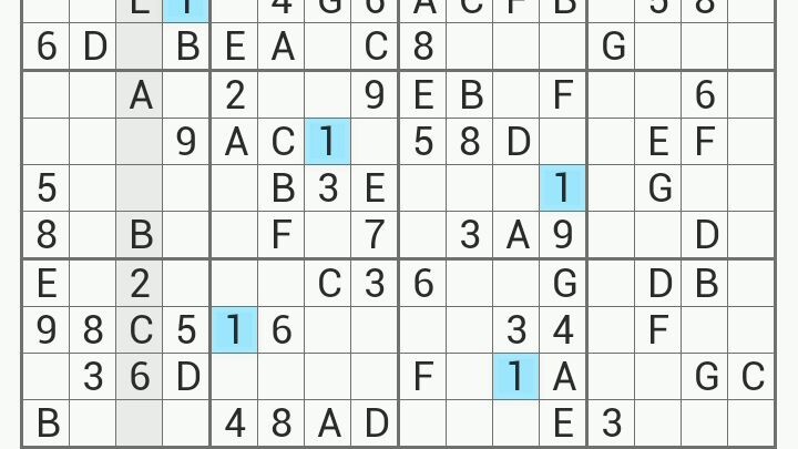 sudoku 16x16 hard mode