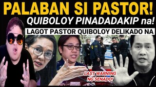 KAKAPASOK LANG PINADADAKIP na! Pastor Quiboloy Delikado/PNP Handa na! France Castro Hontiveros REACT