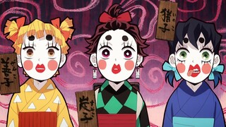 【鬼灭之刃】游郭篇2：炭治郎三人组女装潜入！替音柱找回三个老婆