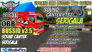 OBB MOD SOUND CANTER SERIGALA ETS2 BUSSID V3.5 | KLAKSON KAPAL | BUS SIMULATOR INDONESIA