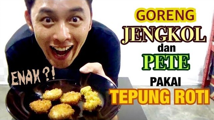 ORANG JEPANG COBA GORENG JENGKOL DAN PETE PAKAI TEPUNG ROTI!!