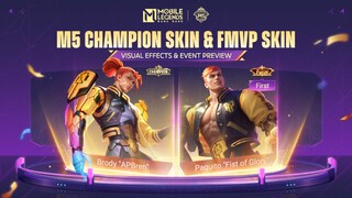 Brody M5 Champion Skin & Paquito FMVP Skin | Mobile Legends: Bang Bang