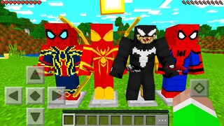 Minecraft PE : SPIDERMAN SUIT MOD in Minecraft Pocket Edition