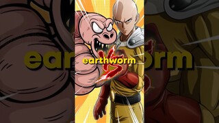 Saitama Fight a DRAGON LEVEL Earthworm?! 😳 #animeanxiety #onepunchman #animecharacter