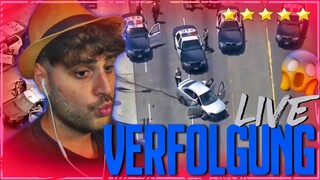 LIVE VERFOLGUNGSJAGD REACTION MIT ROHAT & ELDOS!🚨💀 Was geht in Amerika ab..😂