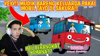 KELUARGA SAKURA MUDIK KEKAMPUNG PAKAI MOBIL TAYO!! MIO DIKEJAR HANTU - DRAMA SAKURA SCHOOL SIMULATOR