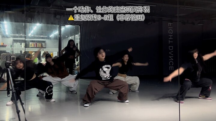 Here we go, everyone! This one move can firmly anchor your lower body to the floor. (Do 3-5 sets of 