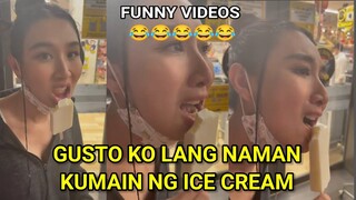 GUSTO KO LANG NAMAN KUMAIN NG  ICE CREAM, PINOY MEMES, FUNNY VIDEOS