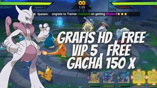 GAME POKEMON BARU GRAFIS HD FREE VIP 5 RAMAH F2P - MEGA AWAKEN