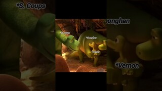 Dino's Family 🦕 #seventeen #dino #scoups #jeonghan #vernon #seungkwan #kpop