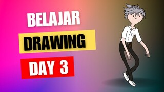 (day 3) belajar drawing