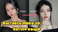 Recreate Make Up nya Karina + Cosplay jadi Karina aespa??!!🧎🏻♀️