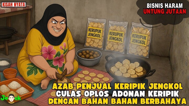 AZAB PENJUAL KERIPIK JENGKOL CULAS OPLOS ADONAN KERIPIK DENGAN BAHAN BAHAN