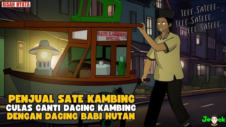 PENJUAL SATE KAMBING CURANG GANTI DAGING KAMBING DENGAN DAGING BAB SINETRON