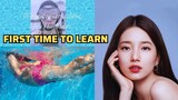 Suzy's fans cheer her on as she releases video of her first time swimming