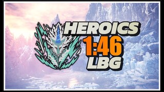 MR KIRIN (HEROICS LBG TEST) | MHW:ICEBORNE - 1:46 - BLIZZARD GUST SPREAD 3