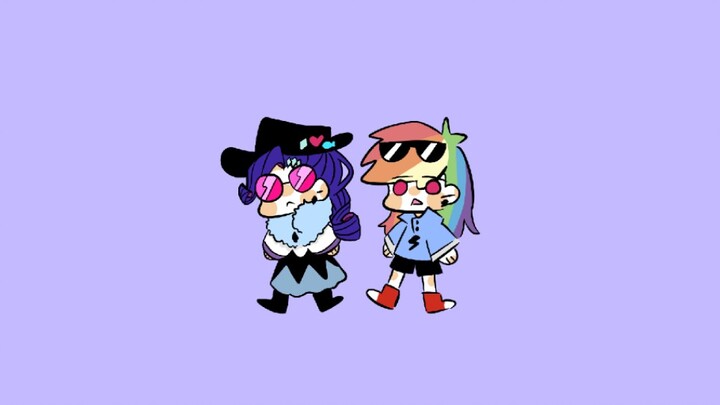 【mlp手书】稀有彩虹/你看我俩有夫妻相吗