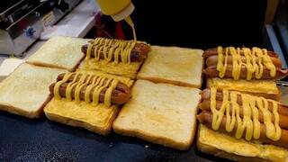 / sausage cheese toast - korean street food