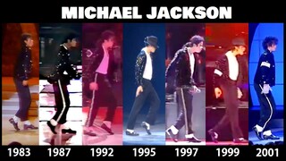 Michael Jackson MOONWALK EVOLUTION (1983 - 2009) [ 4K ]