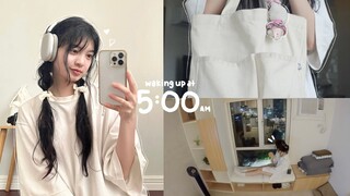 Trying to wake up at 5:00 am in Summer: Philippines Vlog! What I Eat & Productive While Traveling