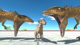 2vs2 Carnivore vs Herbivore - Animal Revolt Battle Simulator