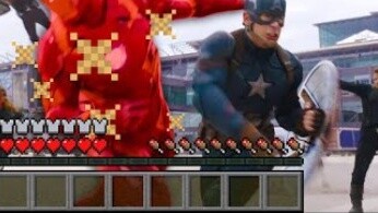 باستخدام ماين كرافت لفتح فيلم الكابتن أمريكا: الحرب الأهلية 3