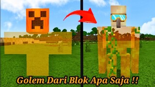 Minecraft !! Tapi bisa buat golem dari apa saja ( MCPE 1.16 UP )