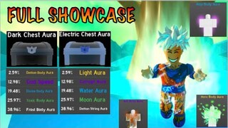 ALL *NEW* AURAS UNLOCKED | FULL SHOWCASE | ANIME FIGHTING SIMULATOR