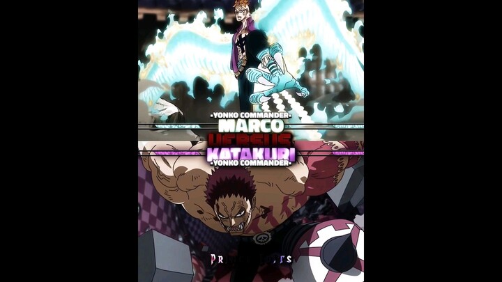 Marco Vs. Katakuri || who is stronger || #animeamv #alightmotion #anime #onepiece #luffy #viral