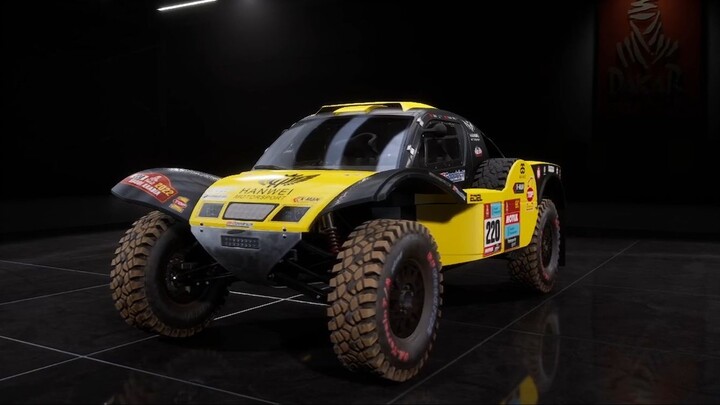 Car SMG 2WD Buggy in Dakar Desert Rally. Hanwei motorsport